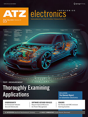 Cover of the magazine ATZelectronics worldwide: Issue 05-2025  