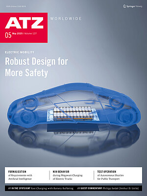 Cover of the magazine ATZ worldwide: Issue 05-2025